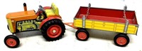 Tin Tractor and Wagon