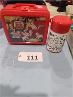 101 Dalmatians Plastic Lunchbox w/ Thermos