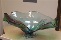 Signed Rick Fizer Artglass Bowl