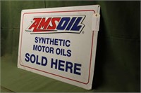 Amsoil Synthetic Motor Oils Metal Sign