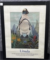 Ursula, Poster in Black Frame 
Height 26” Width