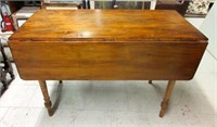 Antique Farmhouse Style Drop Leaf Table