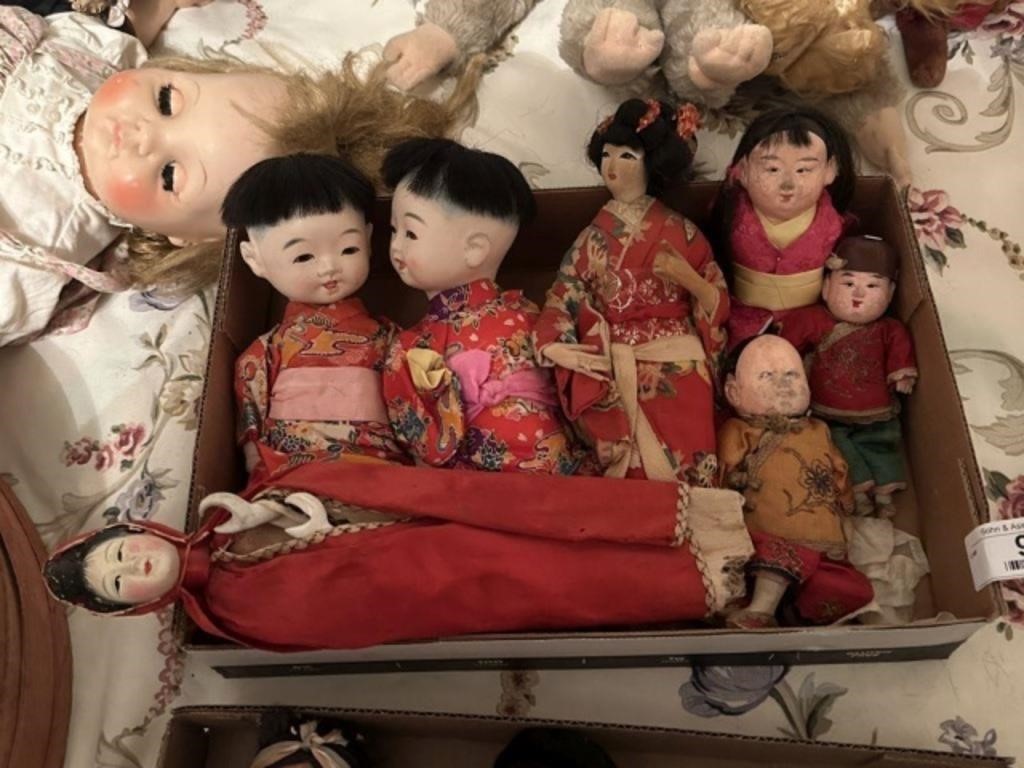 Seven Asian Dolls