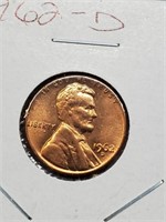 BU 1962-D Lincoln Penny