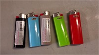 5 Bic Lighters