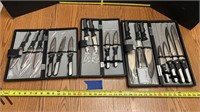 Black Angus II cutlery set in cases