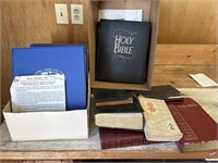 Bible on cassettes & Bibles