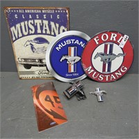 Metal Mustang Car Signs & Mustang Car Emblems