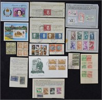 World Stamps Plate Blocks; Postal History, Philate