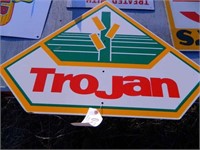 Trojan double sided sign