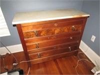 Antique marble top dresser