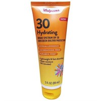 Walgreens Hydrating Sunscreen Lotion SPF 30 - 3.0