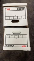 (4) Staples boxes w/ lids