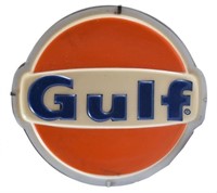 Gulf Lighted Gas Station Sign