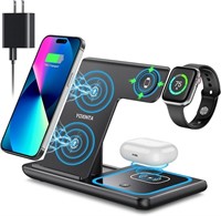 Wireless Charging Station, 3 in 1 Wireless