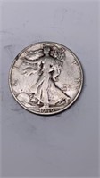 1946-S Walking Liberty half dollar