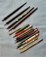 14 Vintage Pens & Mechanical Pencils