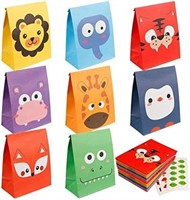 NEW $35 (24 PCS) Animal Party Favor Bags