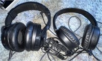 (2) Pairs Vtg Headphones:  PowerA Fusion & JVC