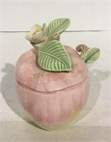 Vintage ceramic hand painted from Japan apple