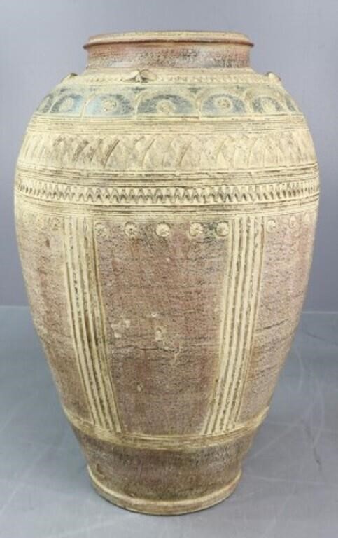 Textured Pottery Vase