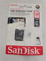 SANDISK 128GB MICROSDXC CARD WITH ADAPTER