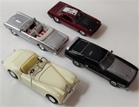 4 Model Cars incl. 1966 Pontiac