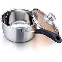 WF9788  VeSteel 2QT Saucepan with Lid, Stainless S