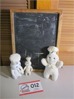 Chalk Board & 3 Pillsbury Dough Boys
