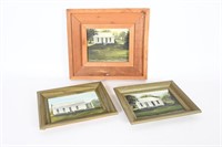 Signed & Framed Farmhouse Paintings