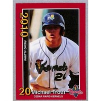 2010 Cedar Rapids Mike Trout Rookie