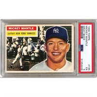 1956 Topps Mickey Mantle Gray Back Psa 5