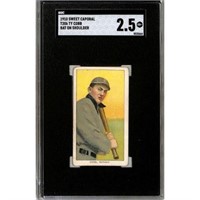 1910 T206 Ty Cobb Bat On Shoulder Sgc 2.5