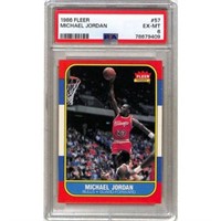 1986 Fleer Michael Jordan Psa 6