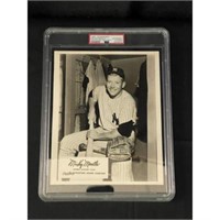 Circa 1950 Mickey Mantle Rawlings Ad Photo Psa Dna