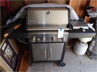 Kenmore Gas Grill w/Side burner & grilling tools