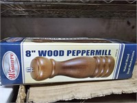 8" WOOD PEPPERMILLS