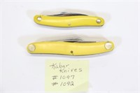 Kabar Yellow 1097 & 1092 Vintage Knives