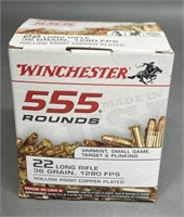 555 rnds Winchester .22LR Ammo