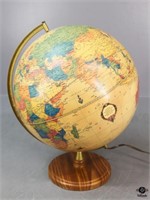 Cram's Antique Light-Up World Globe