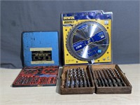 Tap & Dye Set, Drill Bits, Saw Blades