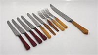 Bakelite Handles - 10 Utensils