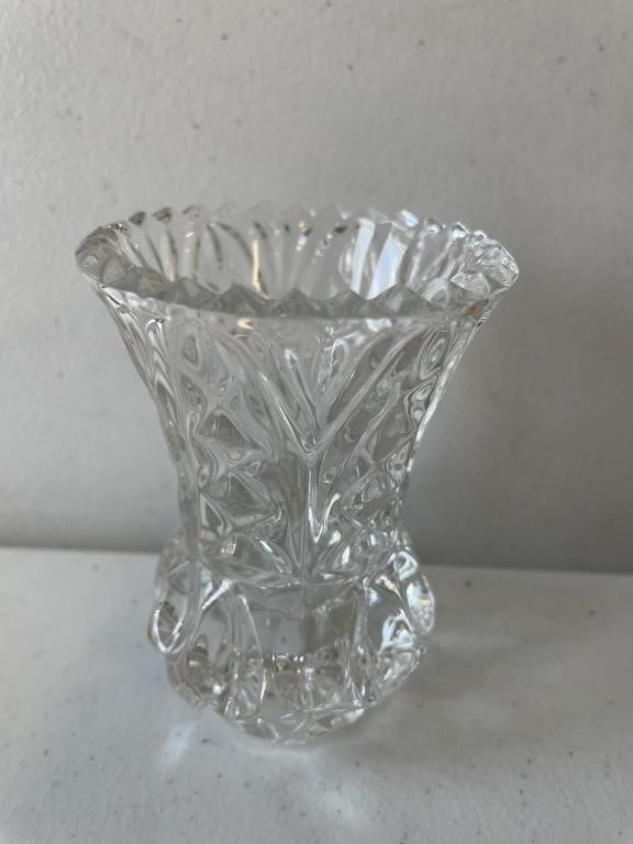Small Cut Glass Vase
