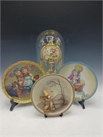 7 Hummel: Plates & Anniversary Clock