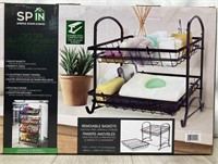 Spin Two Tier Countertop Basket