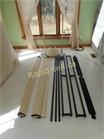 Bed Frame and Floor Lamps