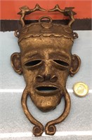 Brass Nigerian face mask