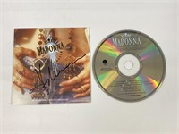 Autograph COA Madonna CD