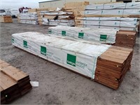 (84) Pcs Of Pressure Treated Lumber