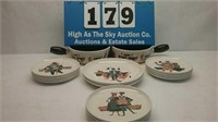Vintage lot of RARE Landert pottery kitchenware